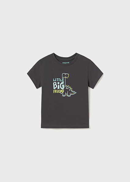 Mayoral tricou baieti cu dinozauri 6-48 luni Licorice