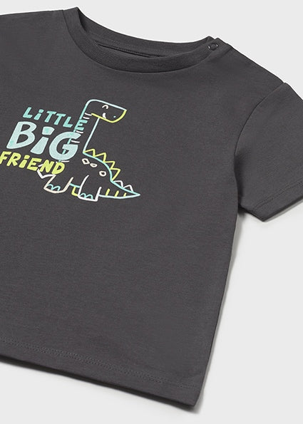 Mayoral tricou baieti cu dinozauri 6-48 luni Licorice