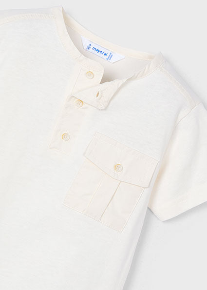 Mayoral tricou baieti cu guler rotund 5-10 ani Yogur