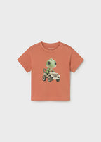 Mayoral tricou baieti cu imprimeu animale 12-48 Clay