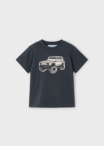 Mayoral tricou baieti cu imprimeu masina 5-10 ani Asfalt Imagine principală a produsului