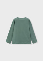 Mayoral tricou baieti cu maneca lunga 5-10 ani Verde cu World Champiom