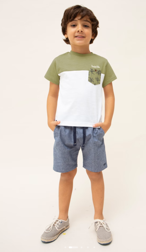 Mayoral tricou baieti cu motiv imprimat 2-9 ani