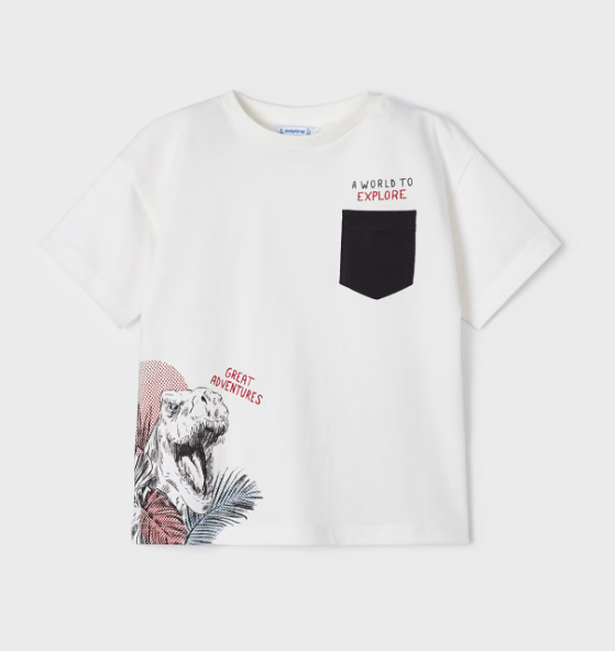 Mayoral tricou baieti cu motiv imprimat 2-9 ani, Nata