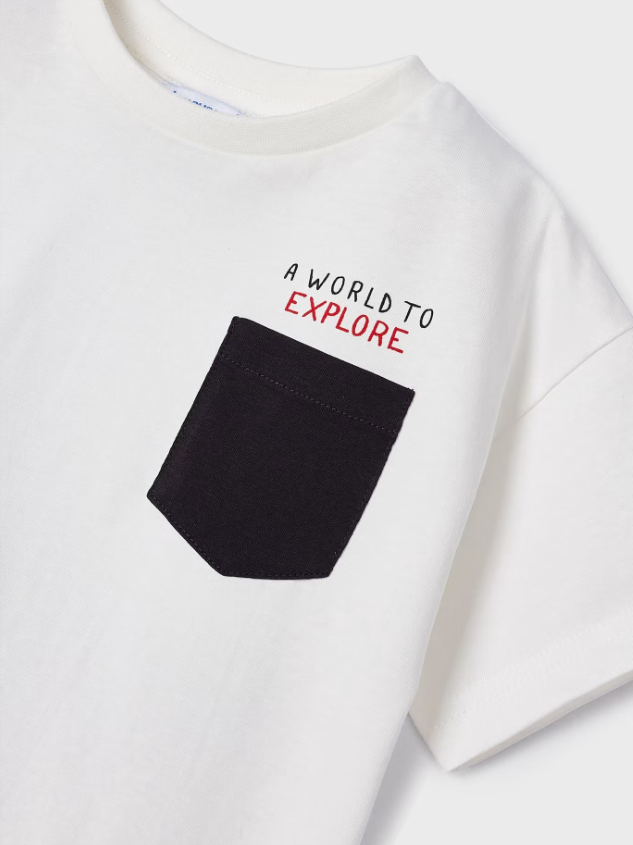 Mayoral tricou baieti cu motiv imprimat 2-9 ani