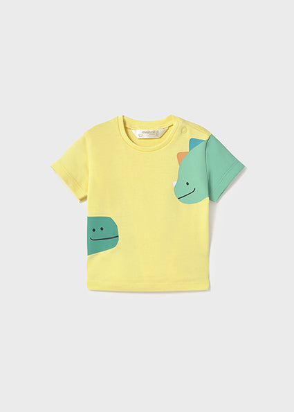 Mayoral tricou baieti cu ursulet 0-18 luni Limon