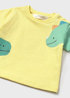 Mayoral tricou baieti cu ursulet 0-18 luni Limon