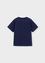 Mayoral tricou baieti de vara 5-10 ani Navy blue cu robot