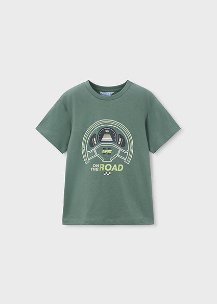 Mayoral tricou baieti de vara 5-10 ani Verde Road Imagine principală a produsului
