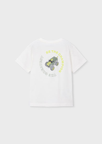 Mayoral tricou baieti de vara 5-10 ani Alb cu Champion Imagine principală a produsului