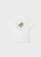 Mayoral tricou baieti de vara 5-10 ani Alb cu Champion