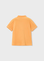 Mayoral tricou baieti de vara cu semi guler 5-10 ani Peach