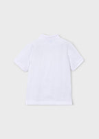 Mayoral tricou baieti de vara polo basic 5-10 ani Alb
