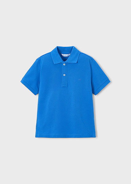 Mayoral tricou baieti de vara polo basic 5-10 ani Azul
