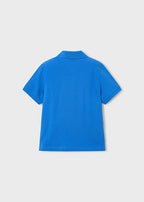 Mayoral tricou baieti de vara polo basic 5-10 ani Azul