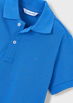 Mayoral tricou baieti de vara polo basic 5-10 ani Azul