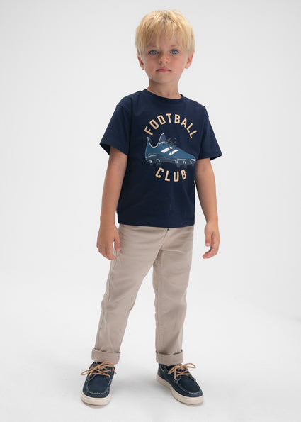 Mayoral tricou baieti cu ghete de fotbal 5-10 ani Navy Blue