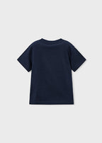 Mayoral tricou baieti cu ghete de fotbal 5-10 ani Navy Blue
