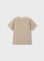 Mayoral tricou baieti cu imprimeu 5-10 ani Taupe Good Day