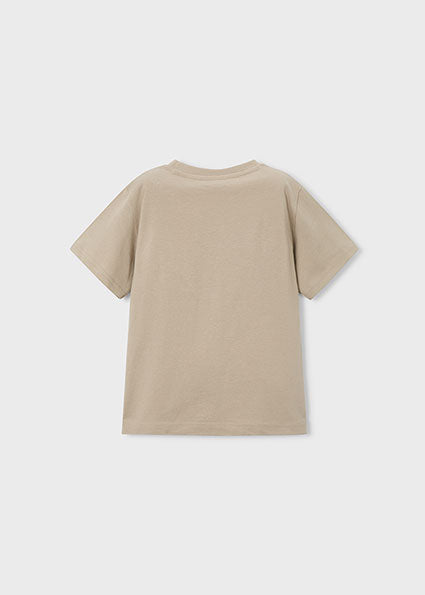 Mayoral tricou baieti cu imprimeu 5-10 ani Taupe Good Day