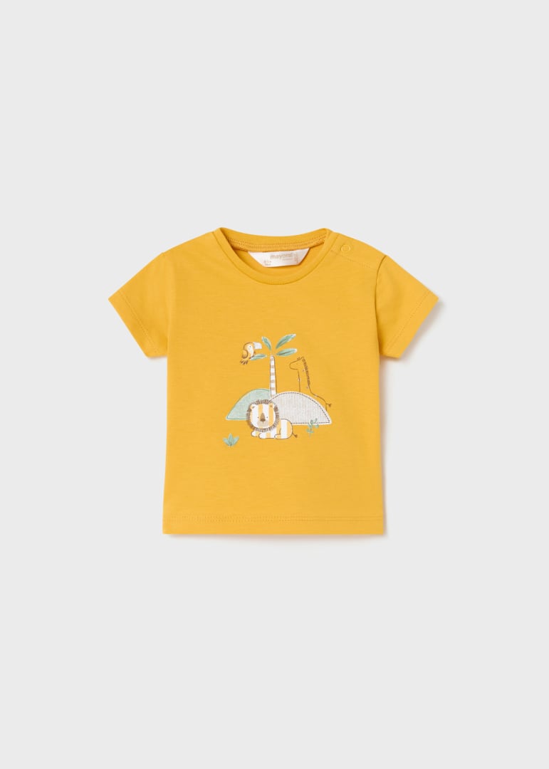 Mayoral tricou baieti imprimat 0-18 luni, Banana cu safari Imagine principală a produsului