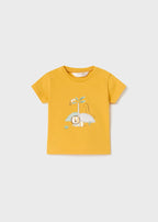 Mayoral tricou baieti imprimat 0-18 luni, Banana cu safari