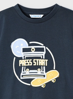 Mayoral tricou baieti imprimat luminescent 4-9 ani