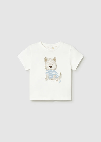 Mayoral tricou baieti cu imprimeu catelus 12-48 Nata
