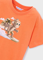 Mayoral tricou baieti cu imprimeu surf 5-10 ani Peach