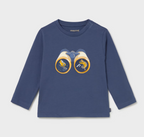Mayoral tricou baieti interactiv cu binoclu 6-48 luni Ocean