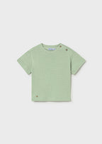 Mayoral tricou baieti din material texturat 12-48 luni Matcha