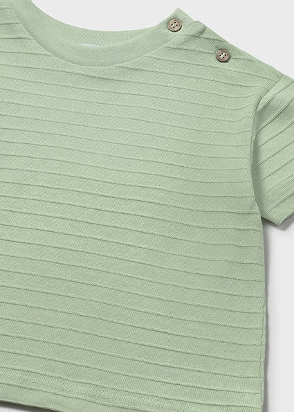 Mayoral tricou baieti din material texturat 12-48 luni Matcha