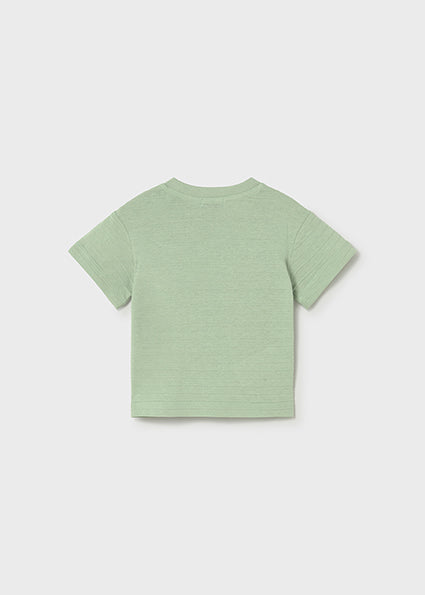 Mayoral tricou baieti din material texturat 12-48 luni Matcha