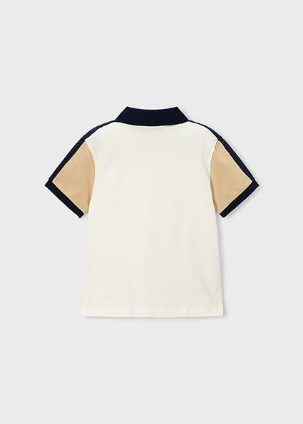 Mayoral tricou baieti tip polo 4-10 ani Nata-Walnut
