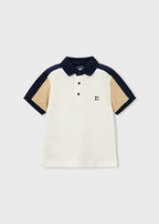 Mayoral tricou baieti tip polo 4-10 ani Nata-Walnut