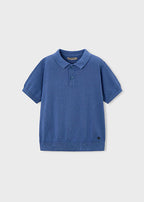 Mayoral tricou baieti basic de tip polo 5-10 ani Albastrui