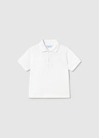 Mayoral tricou baieti polo basic 12-48 luni Alb