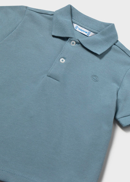Mayoral tricou baieti de tip polo basic cu nasturei 12-48 Jad Imagine secundară a produsului