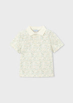 Mayoral tricou baieti de tip polo 5-10 ani Nata-Alga cu vespa