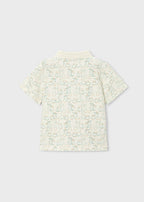 Mayoral tricou baieti de tip polo 5-10 ani Nata-Alga cu vespa