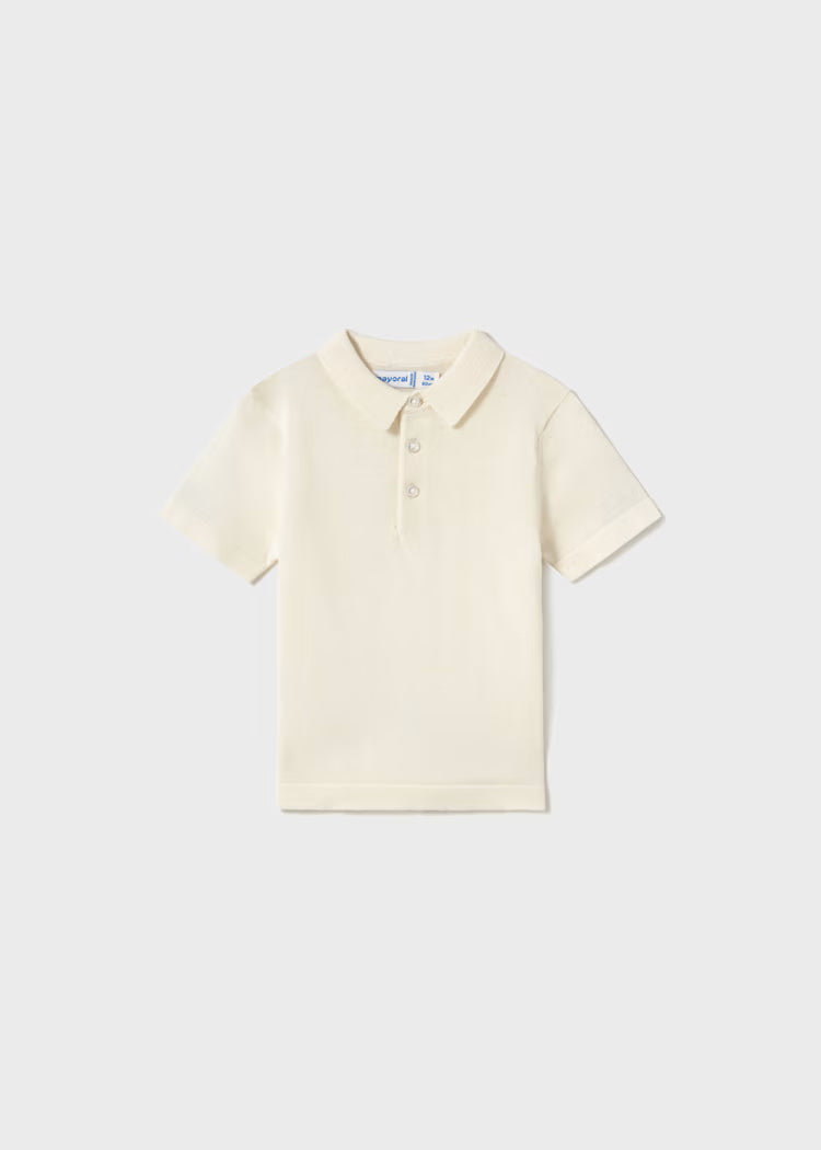 Mayoral tricou baieti tip polo 12-48 Yogur