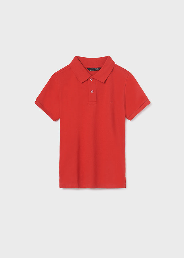 Mayoral tricou baieti tip polo basic 10-14 ani, Sky Blue Imagine principală a produsului