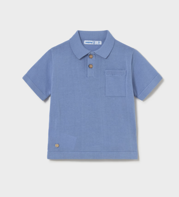 Mayoral tricou baieti tip polo din tricot 12-48 Capri vigore Imagine principală a produsului