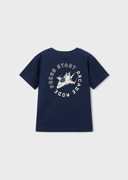 Mayoral tricou baieti de vara 5-10 ani Navy Blue Imagine secundară a produsului