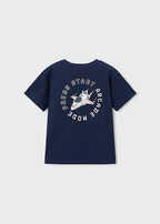 Mayoral tricou baieti de vara 5-10 ani Navy Blue