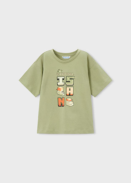 Mayoral tricou baieti de vara cu imprimeu 5-10 ani Bambus