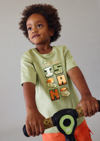 Mayoral tricou baieti de vara cu imprimeu 5-10 ani Bambus