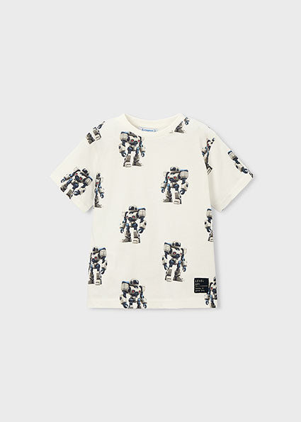 Mayoral tricou baieti de vara cu imprimeu 5-10 ani Robot Imagine principală a produsului