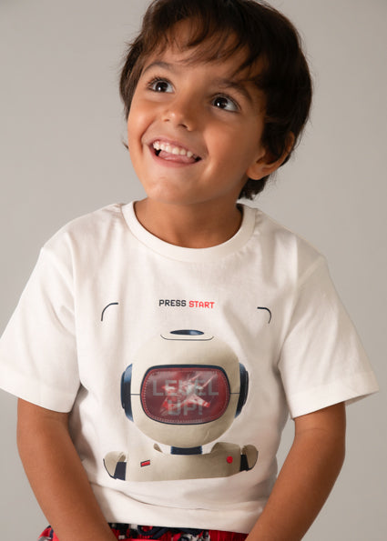 Mayoral tricou baieti de vara interactiv cu robot 5-10 ani Nata