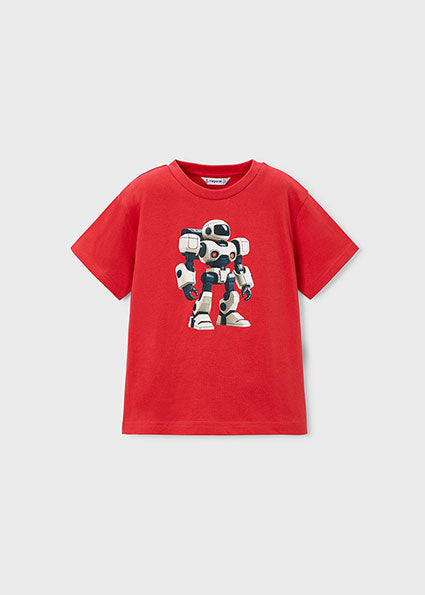 Mayoral tricou baieti de vara 5-10 ani Tomate cu robot Imagine principală a produsului